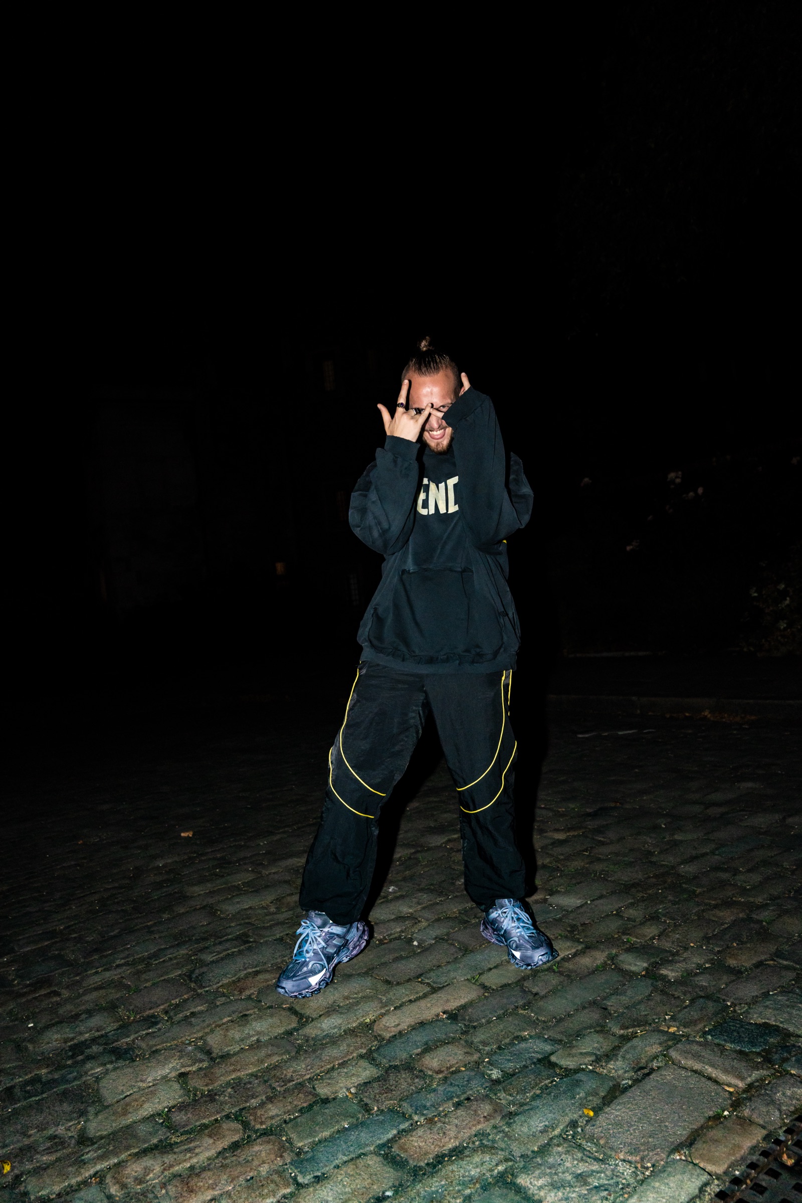 Content in de maak, avondshoot op straat